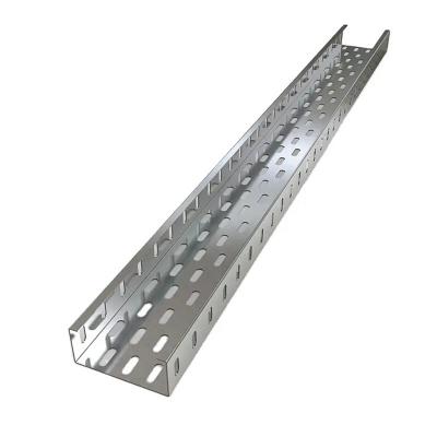 China Extruded Silver Galvanized Steel Cable Tray Maximum Corrosion Resistance For Custom Applications for sale