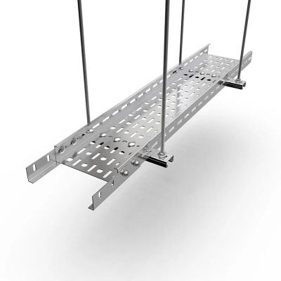 China Lightweight Aluminum Cable Tray with Easy Installation Powder Coated Finish Fire Resistance for sale