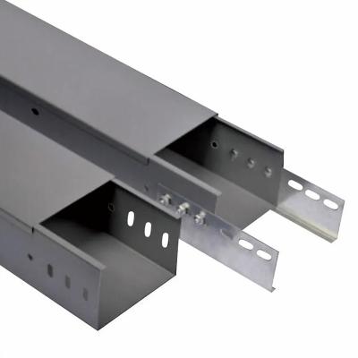 China Customizable Heavy Duty Fireproof Cable Tray With Silver Finish And Temperature Resistance Up To 1000.C for sale