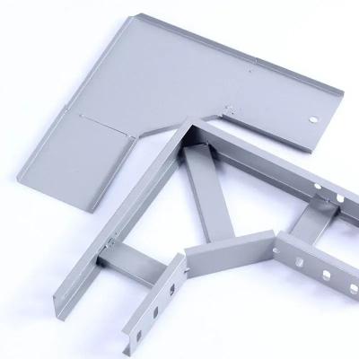 China Galvanized Rectangular Cable Tray Fittings With Mounting Hardware for sale