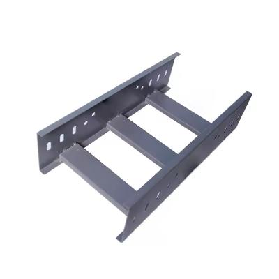 China Fire Resistant Wall Mounted Ladder Cable Tray with Silver Coating for sale