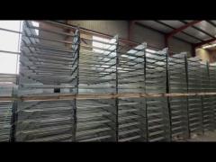 Heavy Duty Galvanized Steel Cable tray Wall mounted Type with Superior Corrosion Resistance