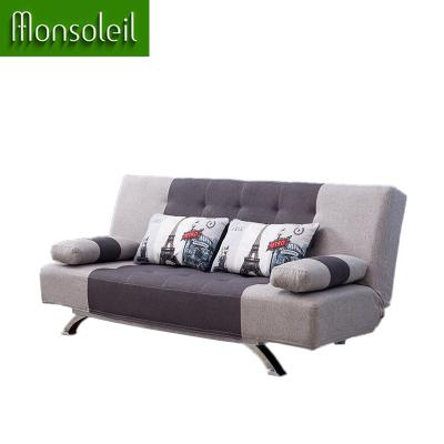 China Foldable Modern Foldable Living Room Furniture Sofa Fabric Double Sofa Bed for sale