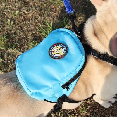 China Convenient Multi Color Polyester Dog Traveling Hiking Food Carrier Backpack Pet Bag for sale