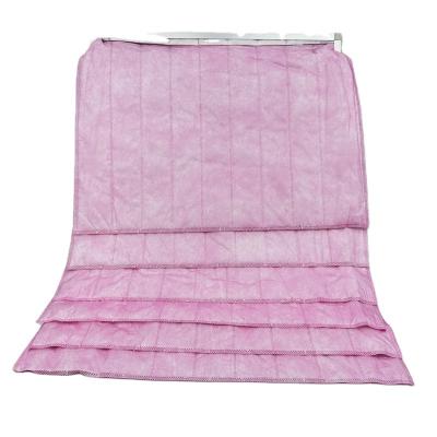 China Nonwoven Fabric Central Medium Efficiency Air Conditioning Hotels Air Conditioning Bag Filter for sale