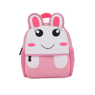 China Backpack Rabbit Style Neoprene Animal Surprise Cartoon Kids Backpack Bag for sale