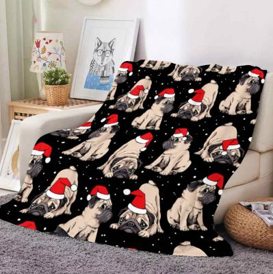 China Wholesale Luxury Solid Folded Sherpa Throw Fleece Blanket For Sofa Bed Flannel Christmas Soft High Quality Warm Cozy Winter Polyester for sale