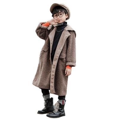 China Custom Made Winter Windproof Jacket Toddler Boy Anti-wrinkle Coat Anorak Coat Hot Selling Woolen Clothing OEM Customized Shell client for sale