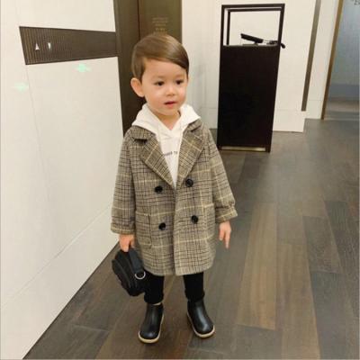 China Custom Winter Windproof Jacket Toddler Boy Kid Anti-wrinkle Anorak Coat Hot Selling Wool Clothing for sale