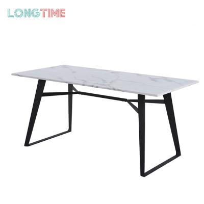 China Customized Price Nordic Cheap Stone Style Top Tables And Chairs Dining Furniture Wooden Dining Tables Set for sale