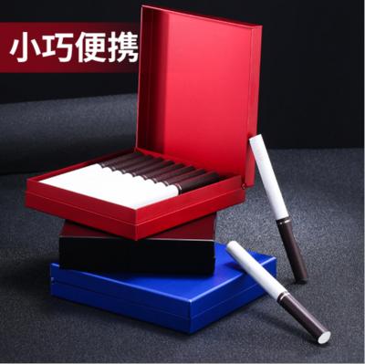 China Top Men's Cigarette Holder Aluminum Alloy Flip Metal Cigarette Box 20 Pack Portable Cigarette Box for sale