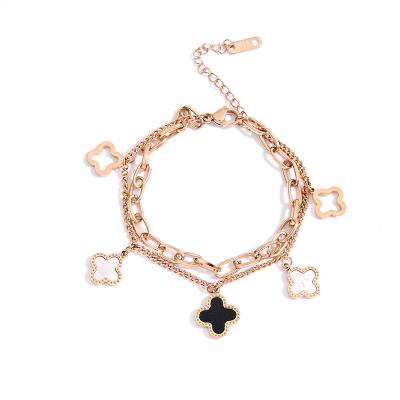 China Europe and America fashion three color gold rhinestone Italy design heart bracelet set for women wholesale for sale