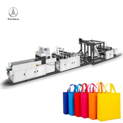 China eco-friendly ultrasonic nonwoven bag/nonwoven bag/nonwoven bag making machine soft loop handle bag making machine for sale