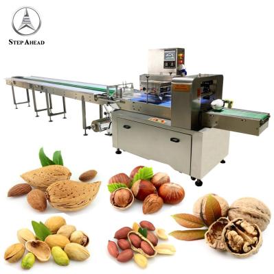 China Full Automatic Food Packaging Machine Biodegradable Multi Purpose Pillow Machine Packaging For Vegetables for sale