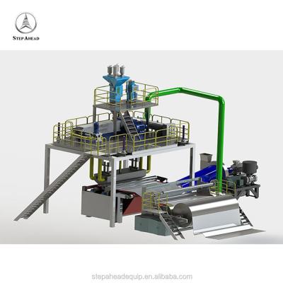 China 1.6m-4.8m automatic non woven making machine meltblown production line blown melt fabric making machine for sale