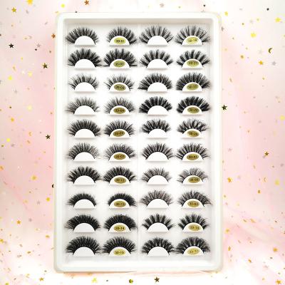 China Wholesaler Custom Private Label 25mm Siberian Mink Lashes Lashes 3d Eyelash Box Long Natural 3d Mink Eyelash for sale