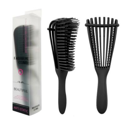 China Round Home Detangling Brush for Black Natural Hair - Detangler Brush for Curly Hair for sale