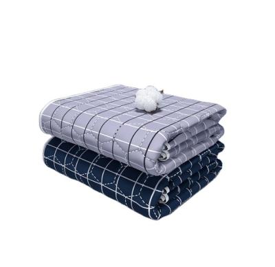 China Cooling Waterproof Bedroom Bed Pads Navy Washable 2 Packs For Incontinence, Slip Resistant Bed Pads for sale