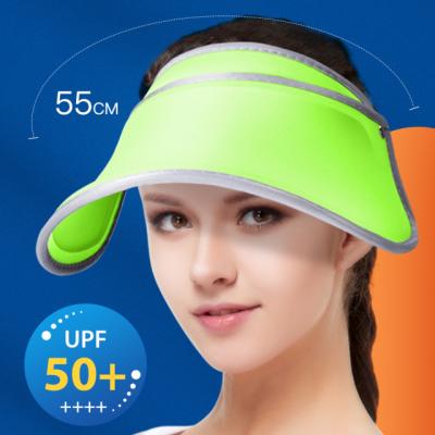 China Fashion Women Sun Brim Ponytail Sunscreen Foldable UV Protection Fishing Waterproof Wide Hats With Rotatable Fin for sale