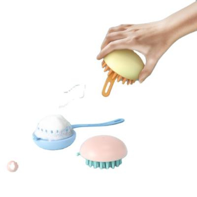 China For Home Use Home Shampoo Brush With Soft Silicone Scalp Scrubber for sale