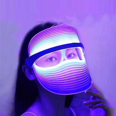 China Blood Vessels Removal 2021 Hot Sales Design Face Mask Beauty Led Mouth Mask Home Use Light USB Wireless Led Mask Gift Accessories Anti-Aging OEM for sale