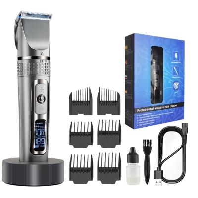 China Professional Electric Cordless Appliances 2000mAh Wireless Radio Rechargeable Safety Haircut Remover Men Hair Trimmers and Clippers for sale