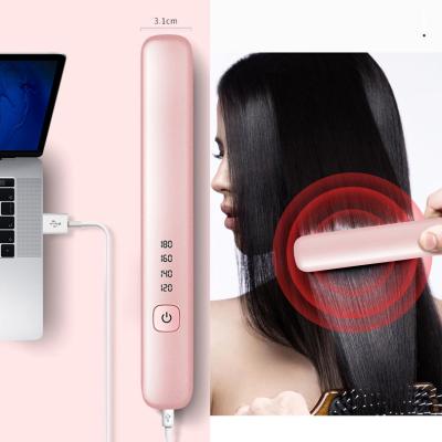 China Best 3 Styles Hair Straightener Brush No Heat Electric Permanent Hair Straightening Comb for sale