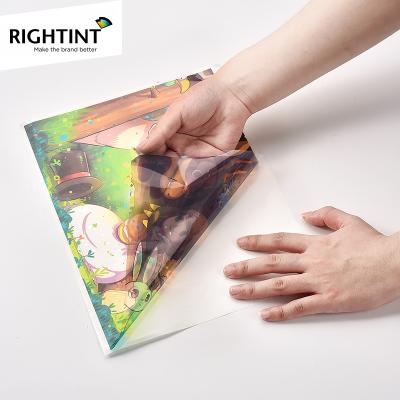 China Waterproof Printable Transparent Self Adhesive Vinyl A4 Inkjet Pet Label Sticker Film Paper Sheet for sale