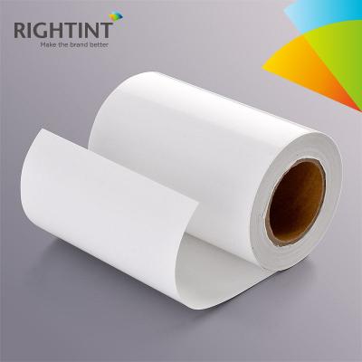 China High Quality Custom Roll Photo Sticker Paper Roll Price Effective Direct Sales ANTI-STATIC Glossy White Adhesive Paper For Printing for sale