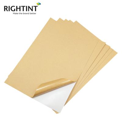 China Adhesive Label A4 Vellum MASKING Kraft Paper For Laser / Inkjet Printer for sale