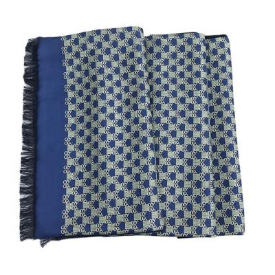 China Soft Soft Feeling Luxury Business Style Silk Scarves For Man for sale