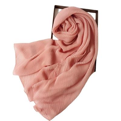 China Soft Touch Feeling Porostar Chiffon Solid Color Chiffon Scarf Hijab Shawl for sale