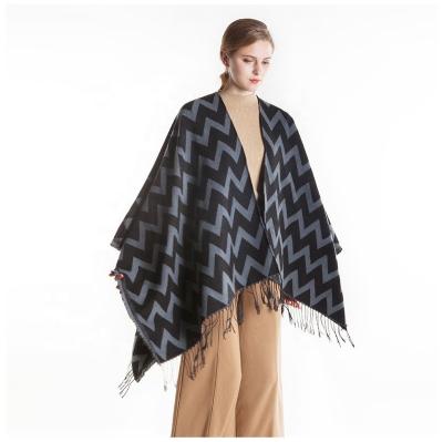 China Soft Touch Feeling Porostar Top Selling Warm Winter Poncho Shawl Capes For Ladies for sale