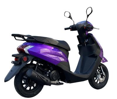 China Factory Supply 110cc 49cc Gas Moped Gas Scooter With Long Pedal Seat For Adults 4 (L) for sale