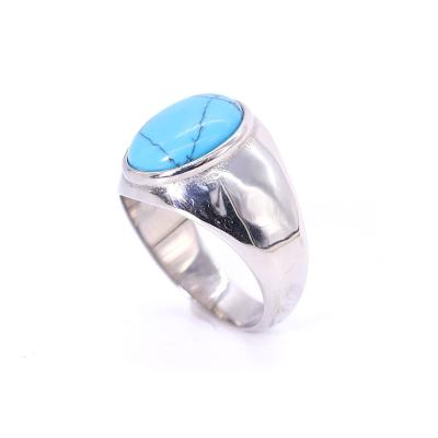 China Punk Abundance of Stain Rings Simple Sapphire Round Dating Men Rings for sale