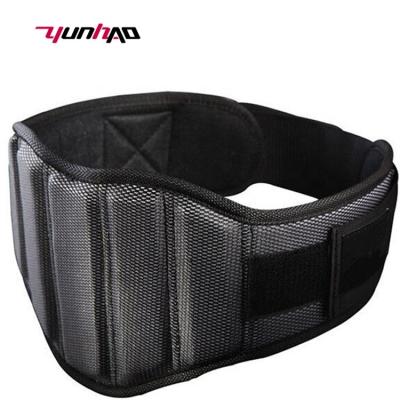 China For Wholesale Custom Nylon Weightlifting Gym Weightlifting Belt YC Logo Fitness Weightlifting Training Adjustable for sale