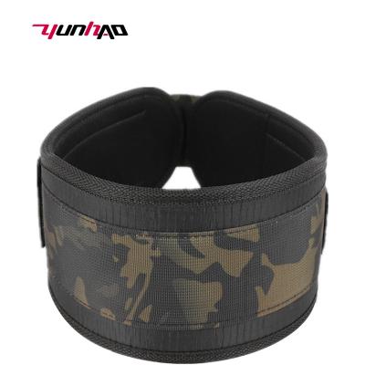 China Direct Selling Custom Factory Logo Nylon Gym Workout YC/EVA Weightlifting Belt For Power Training for sale