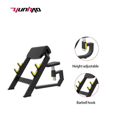 China Eco-friendly Fitness Seated Free Weight Bench Gym Equipment Preacher Loop Bench Weight Exercise for sale