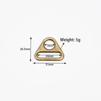 China Different Size Zinc Alloy Supply Triangle Buckle Zinc Alloy And Color Metal Triangle Slip Buckles for sale