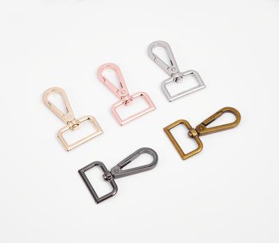 China Fashion Metal Zinc Alloy Buckle Adjust Lanyard Snap Hook Swivel Dog Head Chain Snap Hook for sale