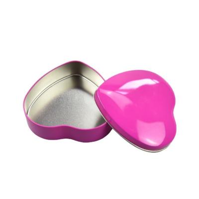 China Gift & High quality craft metal heart shaped gift box with flower and ribbon ornament for wedding party favors/candy tin box for sale