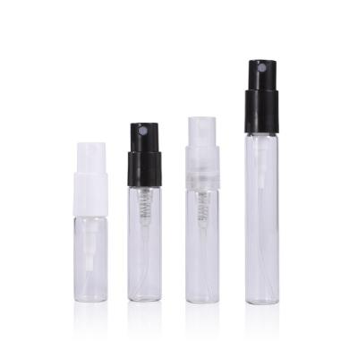 China Perfume Use Low MOQ 2ml 3ml Refill Set Sample Perfume Bottle Mini Empty Slim Round Spray Glass Hot Sale Perfume Bottle for sale