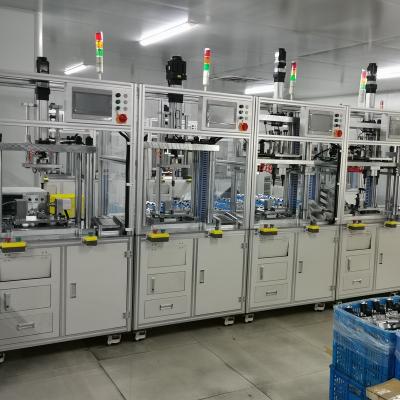 China Construction worksÂ  CE certification Automatic assembly machine Production Line,Moter assembly line for sale