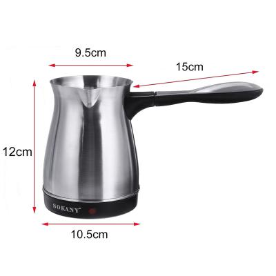 China Environmental Friendly Stainless Steel Cordless Mini Electric Thermo Coffee Kettle from Turkey for sale