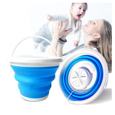 China Turbos-Generator Mini Houseuse Easy Storage Water Folding pp Mini Hydro Power Water Turbine Washing Machine for sale