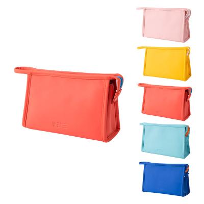 China Mini Creative Travel Storage Cosmetic Pouch PU Bag Good Price Waterproof New Design Portable Cosmetic Bag for sale