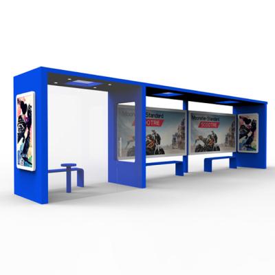 China Galvanized Sheet Factory Supply Great Price High Quality Custom Bus Stop Shelters for sale