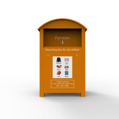 China Sustainable Clothing Donation Bin Low Price for sale