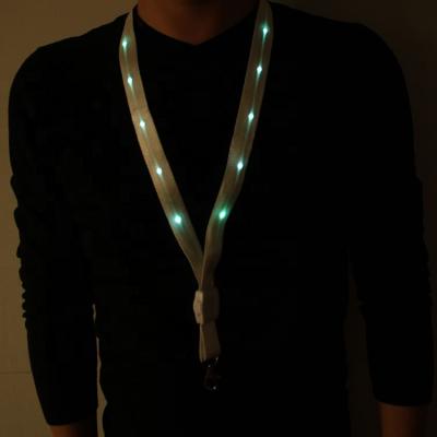 China 2019 Security Remote Control Lanyard LED Party Event Remote Flashing Flashing Lanyard for sale