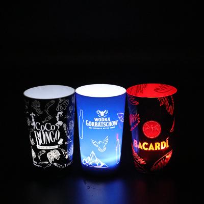 China Flash LED Bar Light Up Drinking Glasses Glowing LED Fun Flashing LED Cup For Bar Night Club for sale